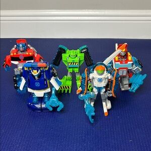 Playskool Rescue Bots Energize Transformers Lot of 5